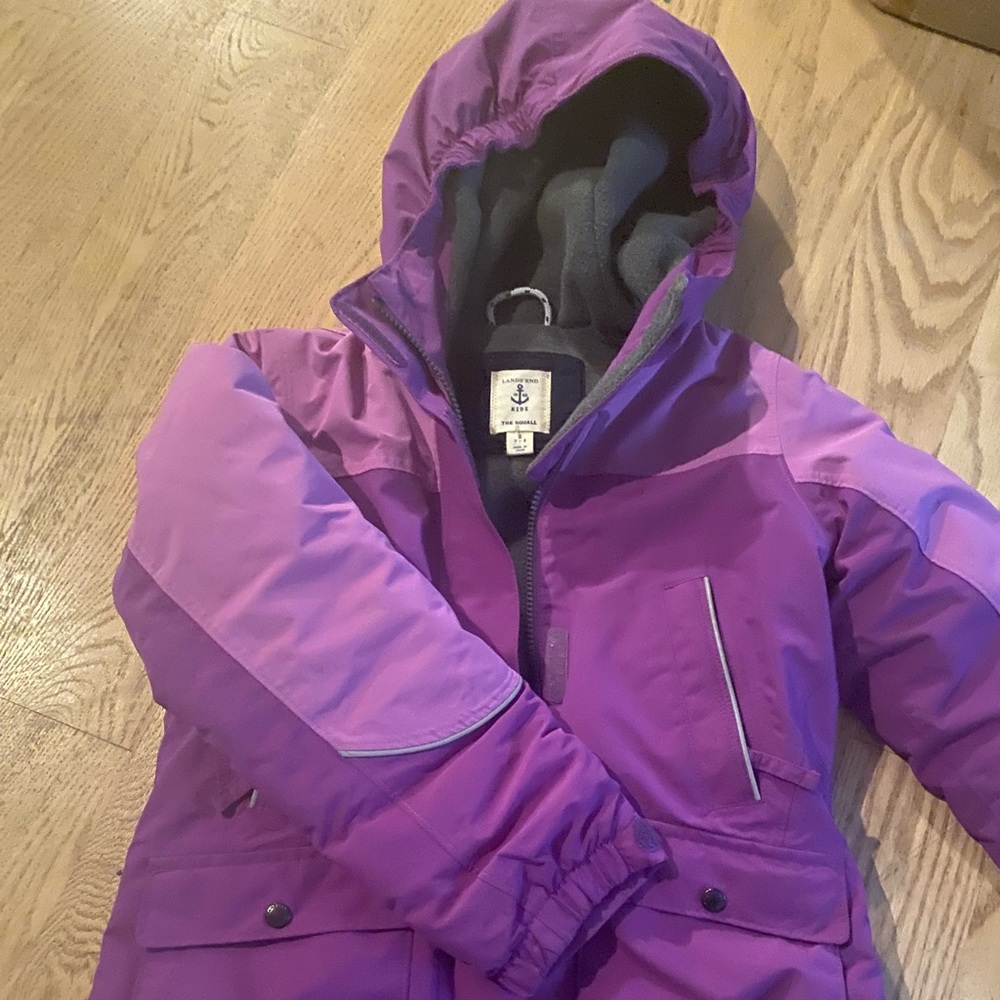 Jacket lands’end kids size 7-8